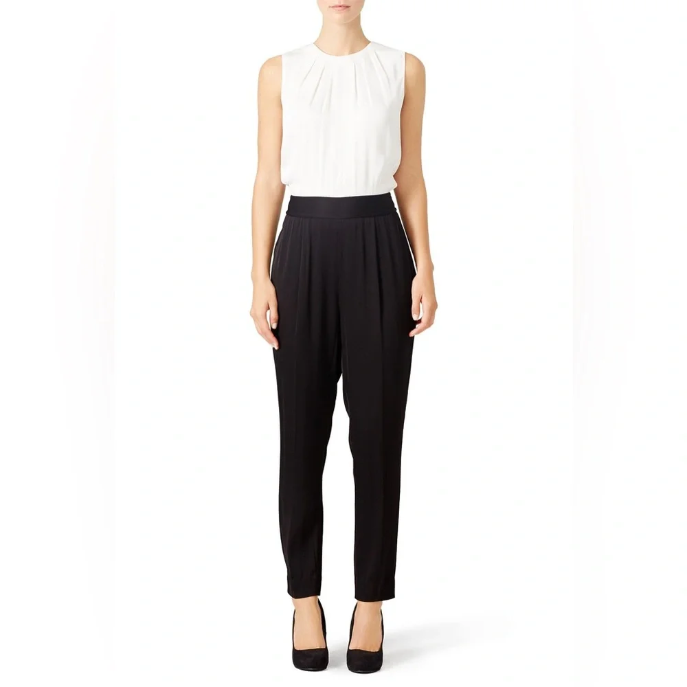 Kate Spade Black and White Jumpsuit Size 8